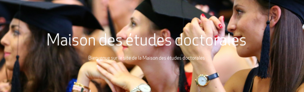 MAISON  DES ETUDES DOCTORALES