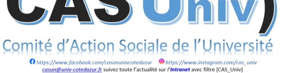 CAS_Univ - le Comité d'Action Sociale de l'Université Côte d'Azur