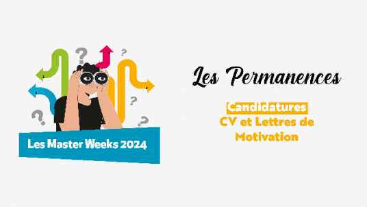 [Master Weeks 2024] Permanence CV et Lettres de Motivation