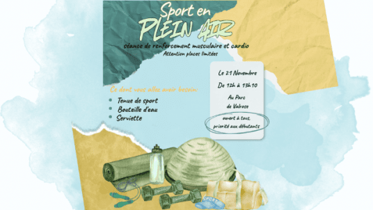 Séance de renforcement en plein air 